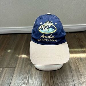 Aruba Navy and Tan Cap